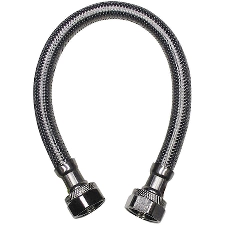 B & K 1/2 In. F X 1/2 In. F X 24 In. L Stainless Steel Faucet Connector 496-014